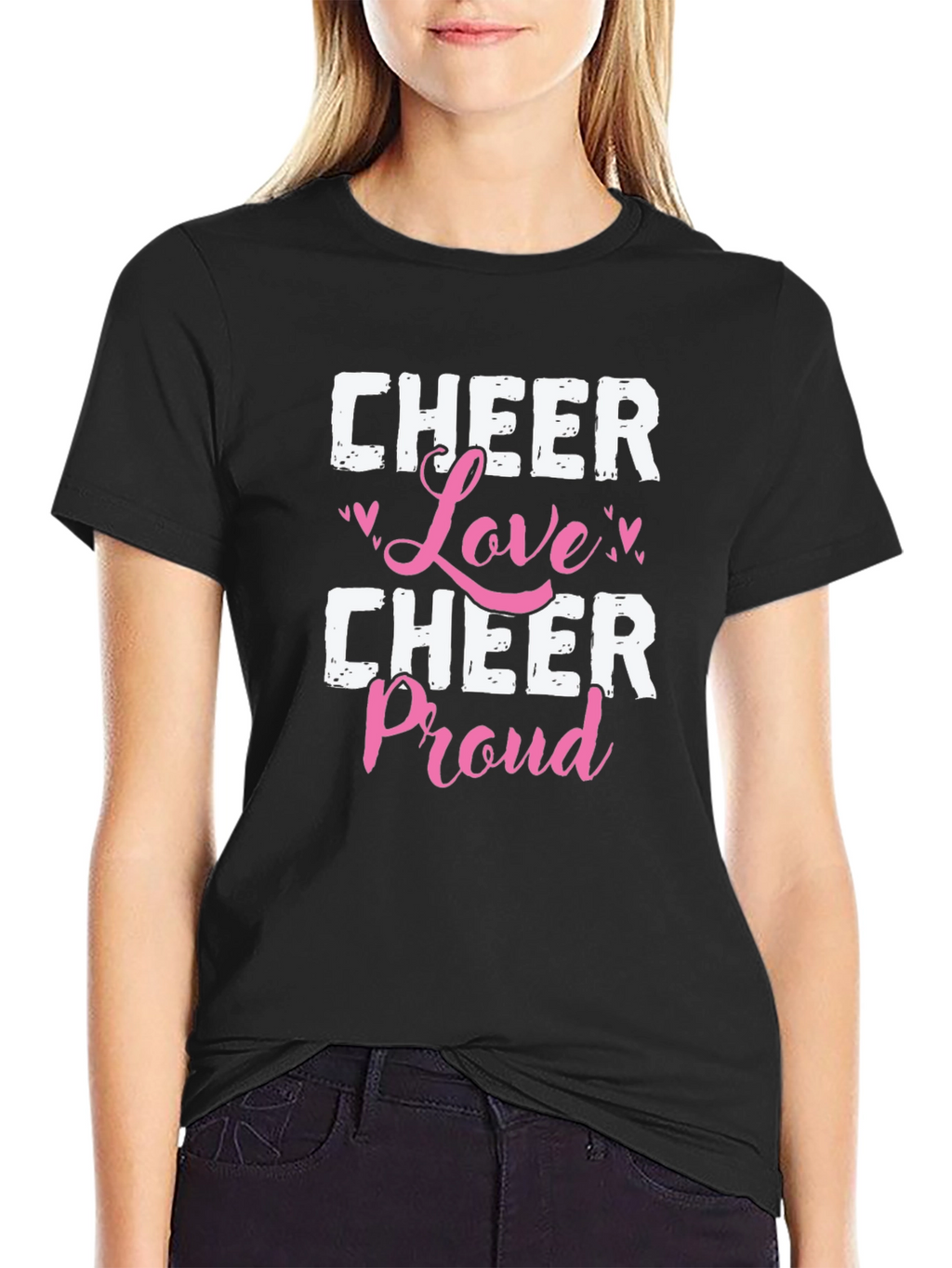 Cheer Love Proud Graphic Tee
