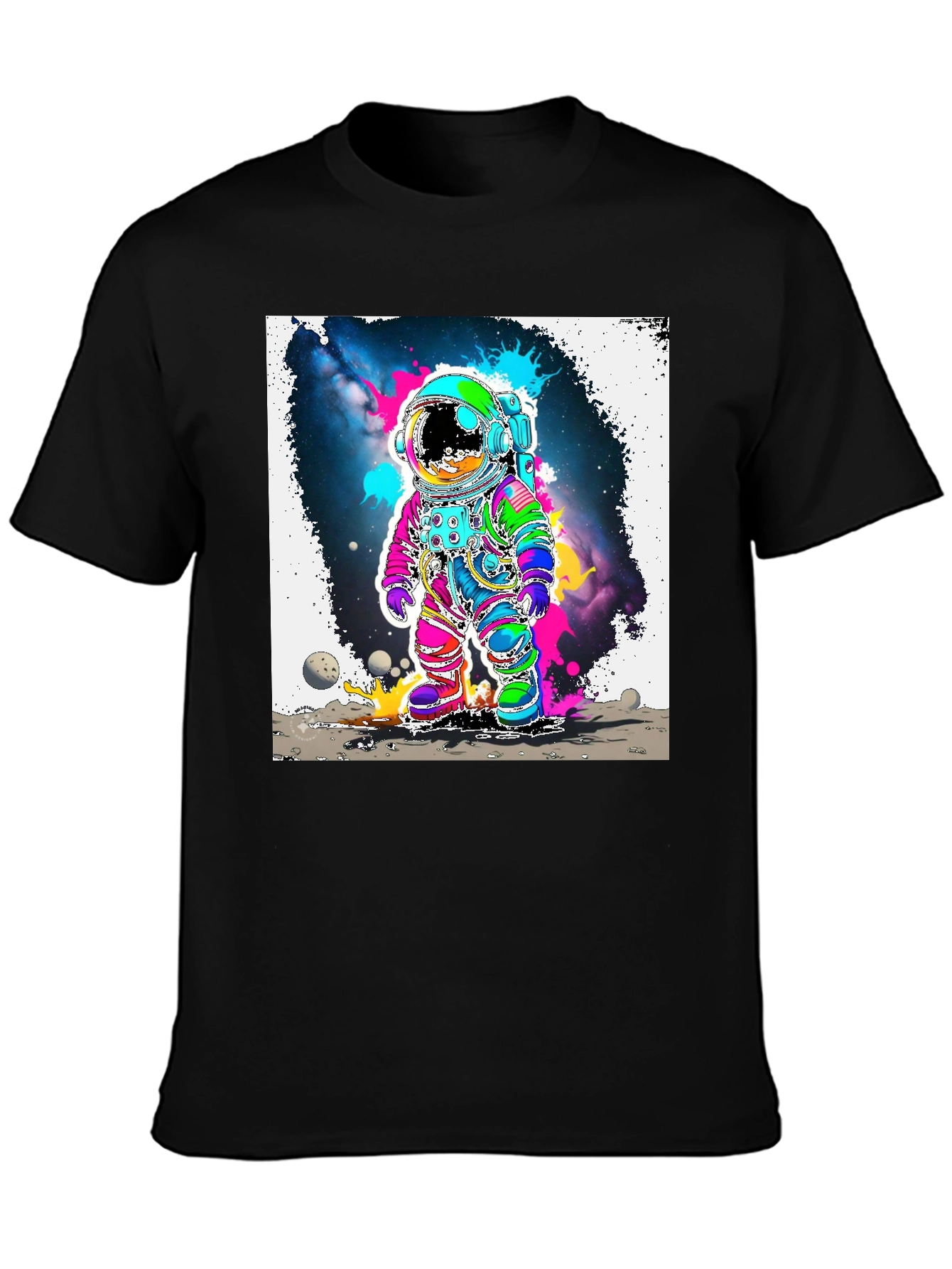 Neon Space Astronaut T-Shirt