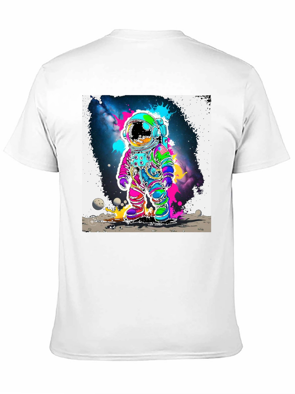 Neon Space Astronaut T-Shirt