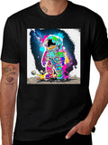 Neon Space Astronaut T-Shirt