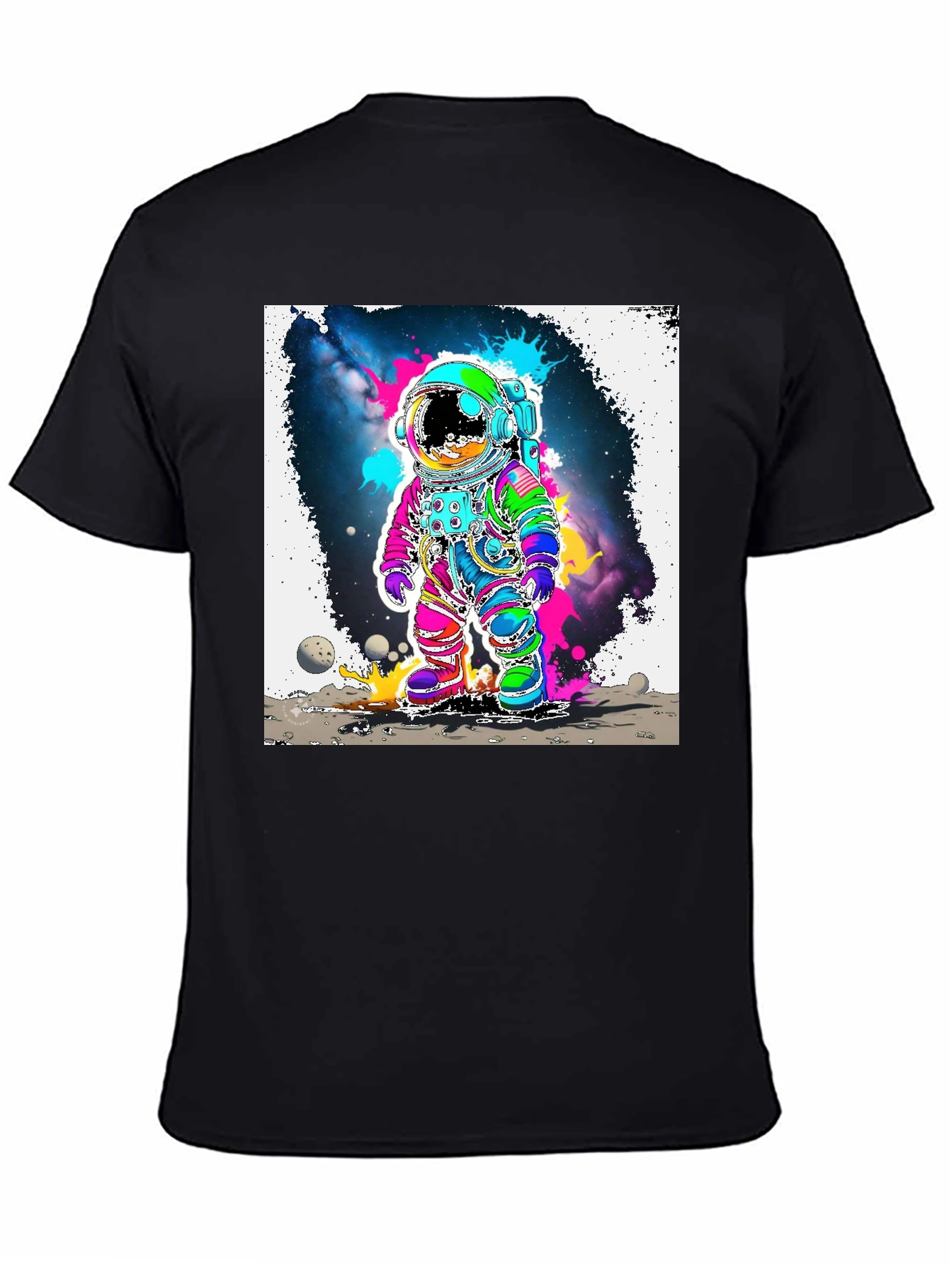 Neon Space Astronaut T-Shirt