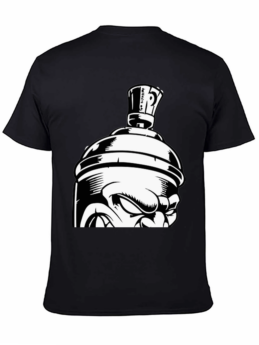 Angry Spray Can Graphic T-Shirt