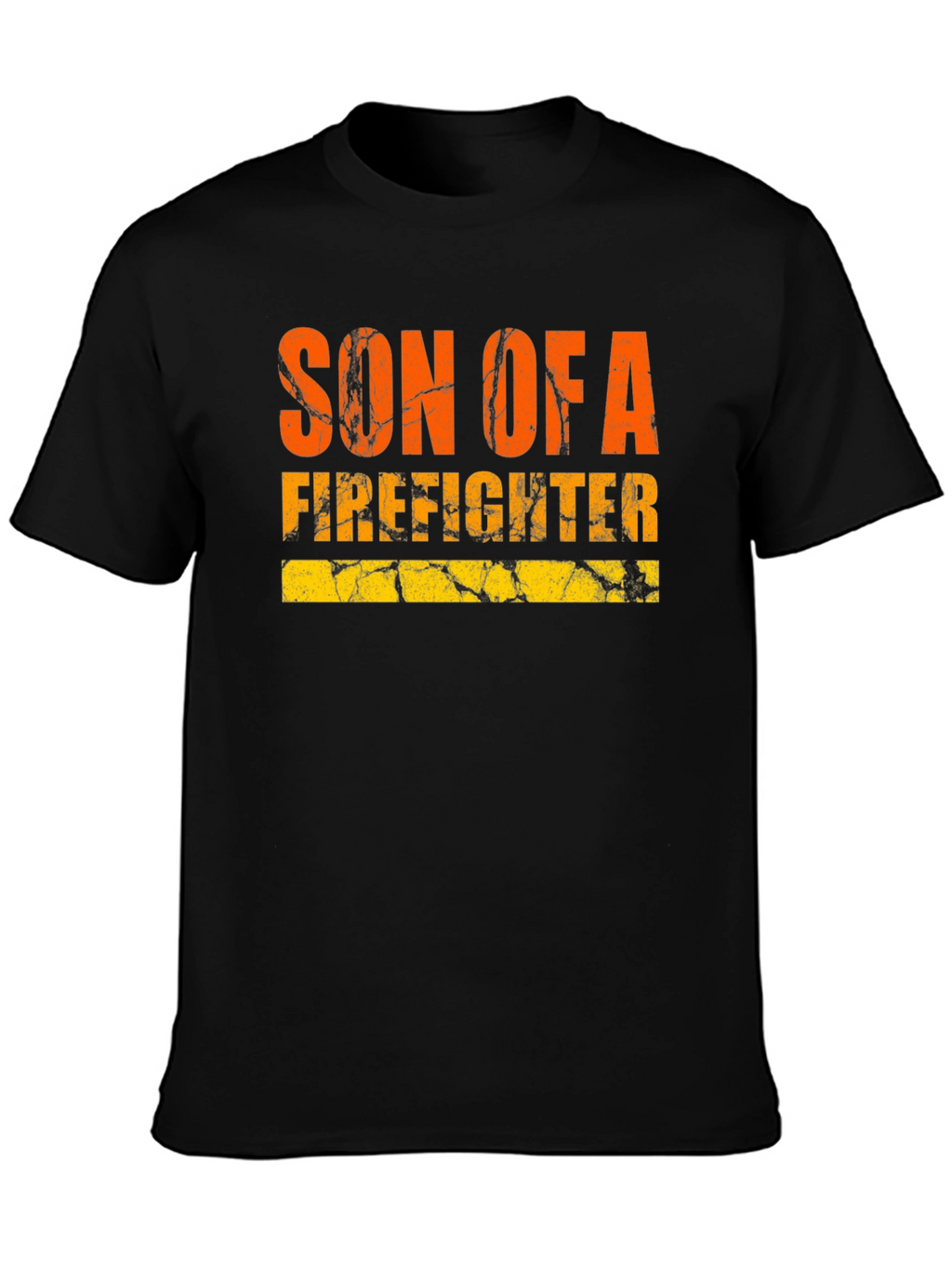 Son of a Firefighter Graphic Tee - Black T-Shirt