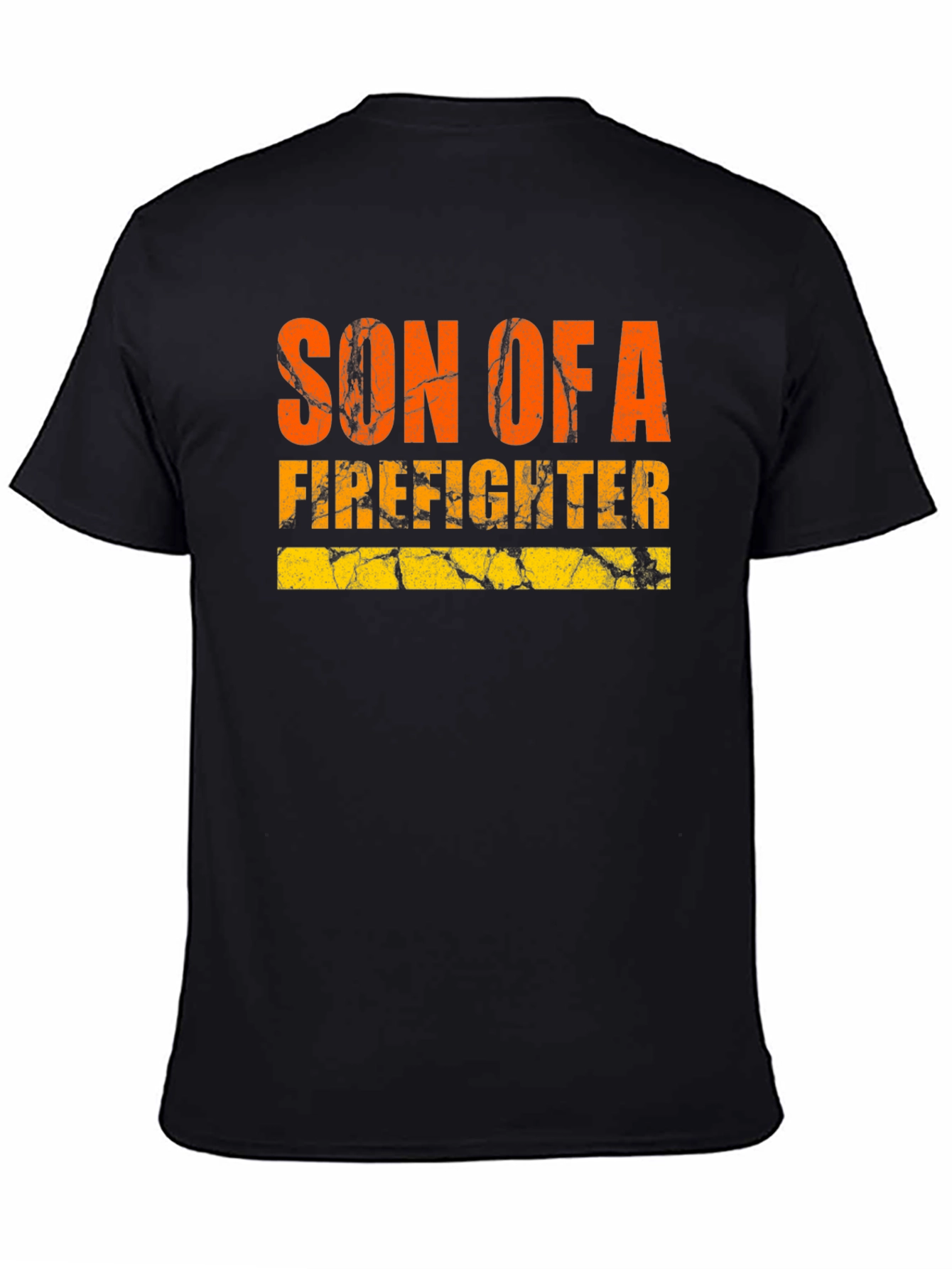 Son of a Firefighter Graphic Tee - Black T-Shirt