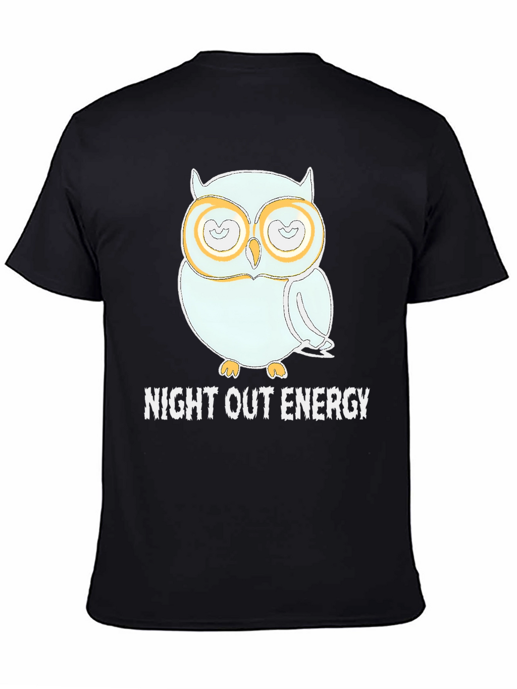 Night Out Energy Owl Graphic Tee