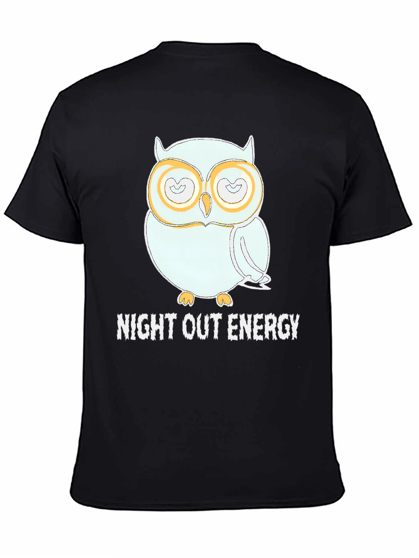 Night Out Energy Owl Graphic Tee
