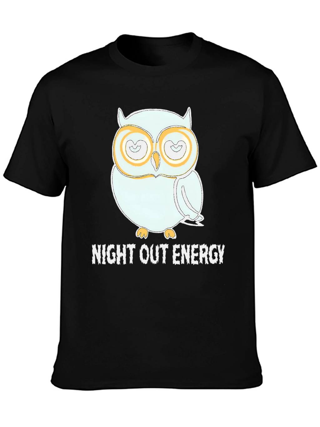 Night Out Energy Owl Graphic Tee
