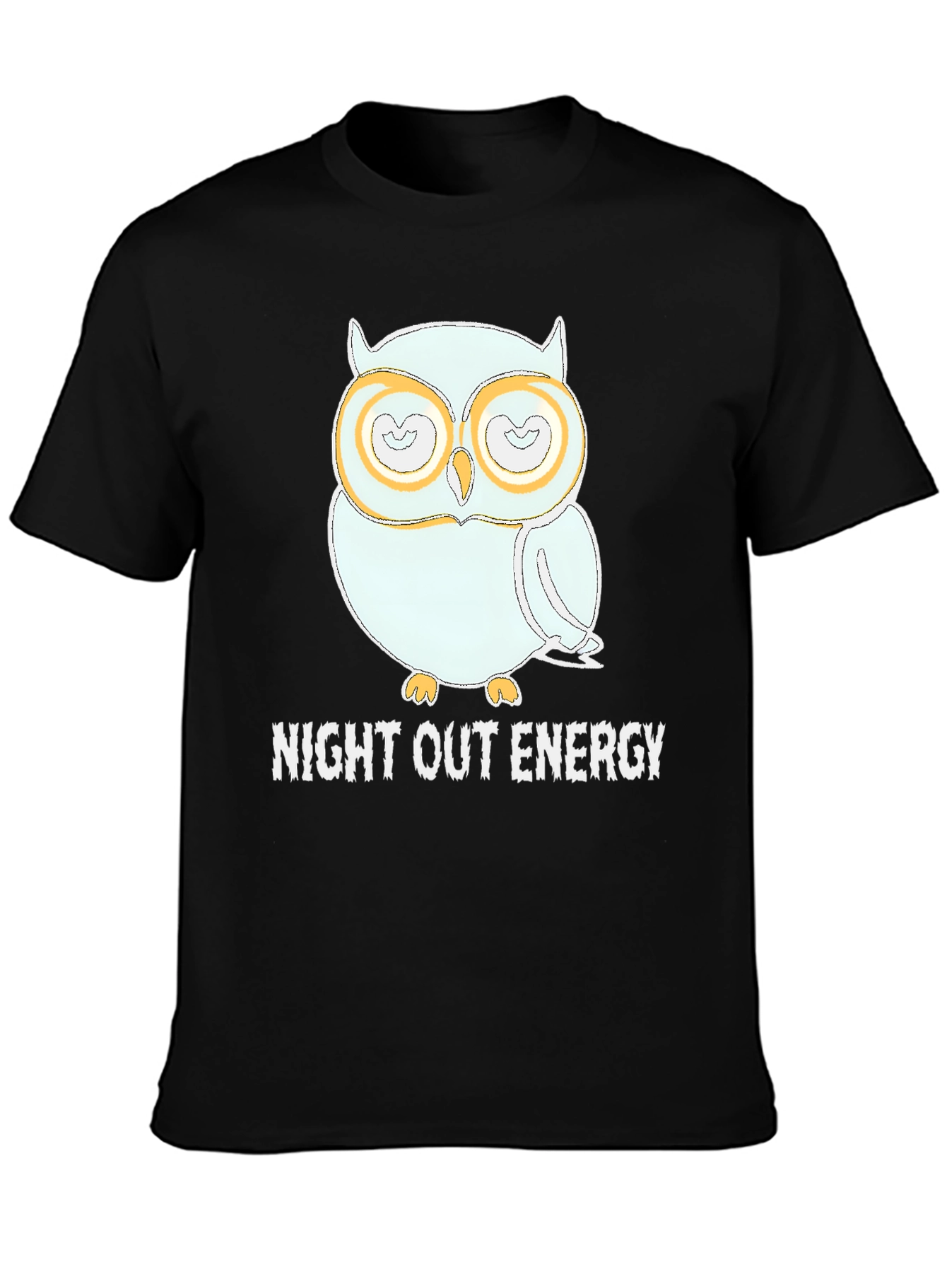 Night Out Energy Owl Graphic Tee