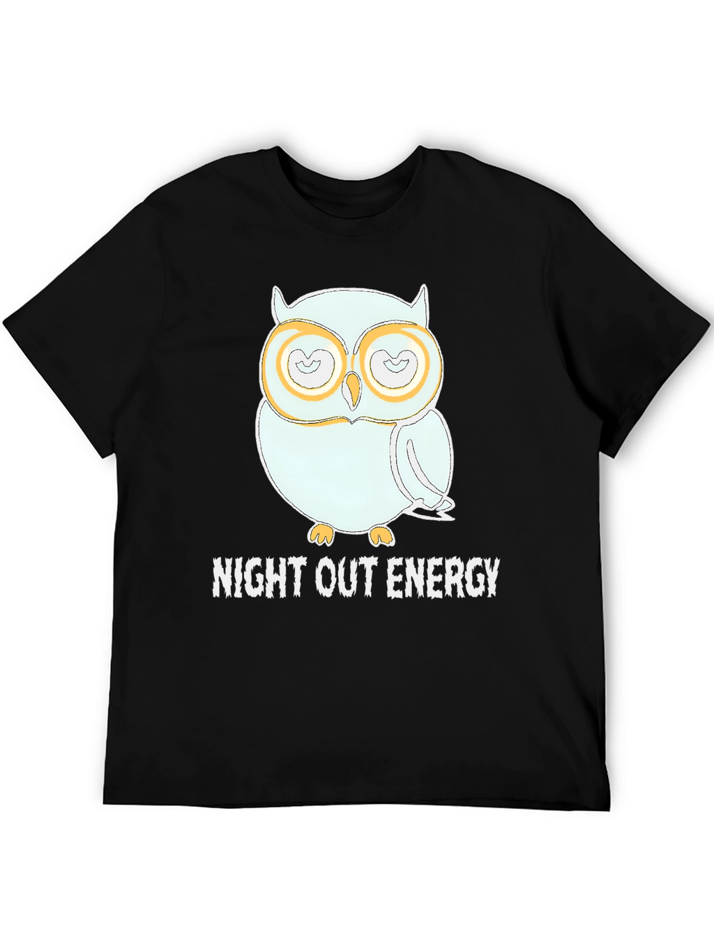 Night Out Energy Owl Graphic Tee