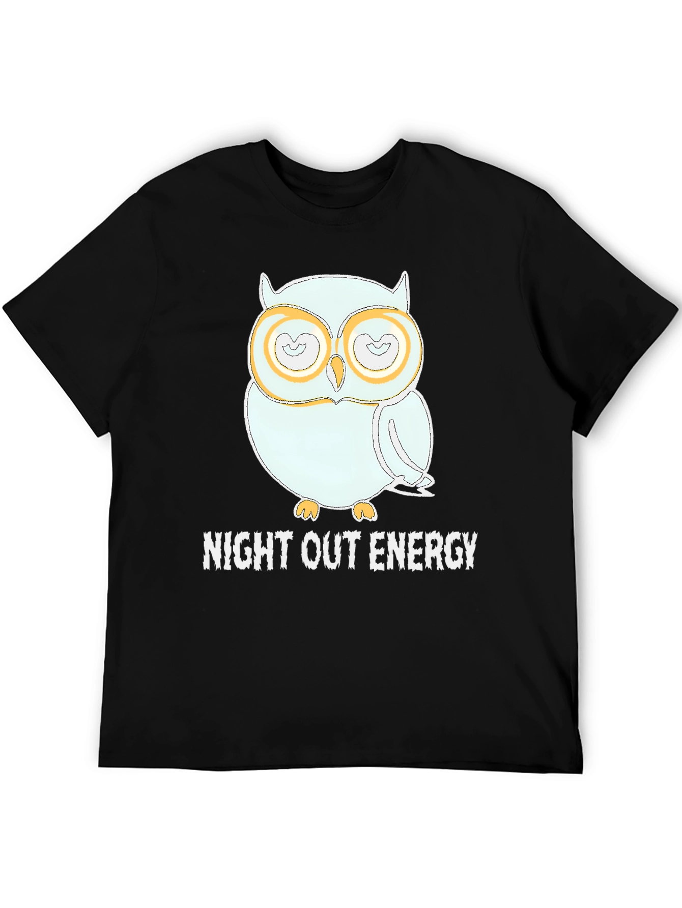 Night Out Energy Owl Graphic Tee