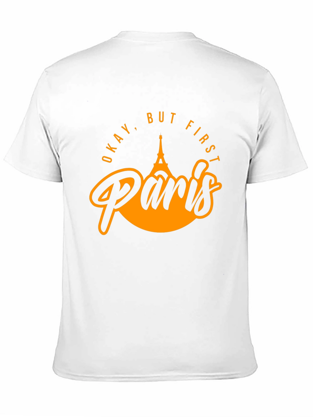 Okay But First Paris Black Graphic Tee