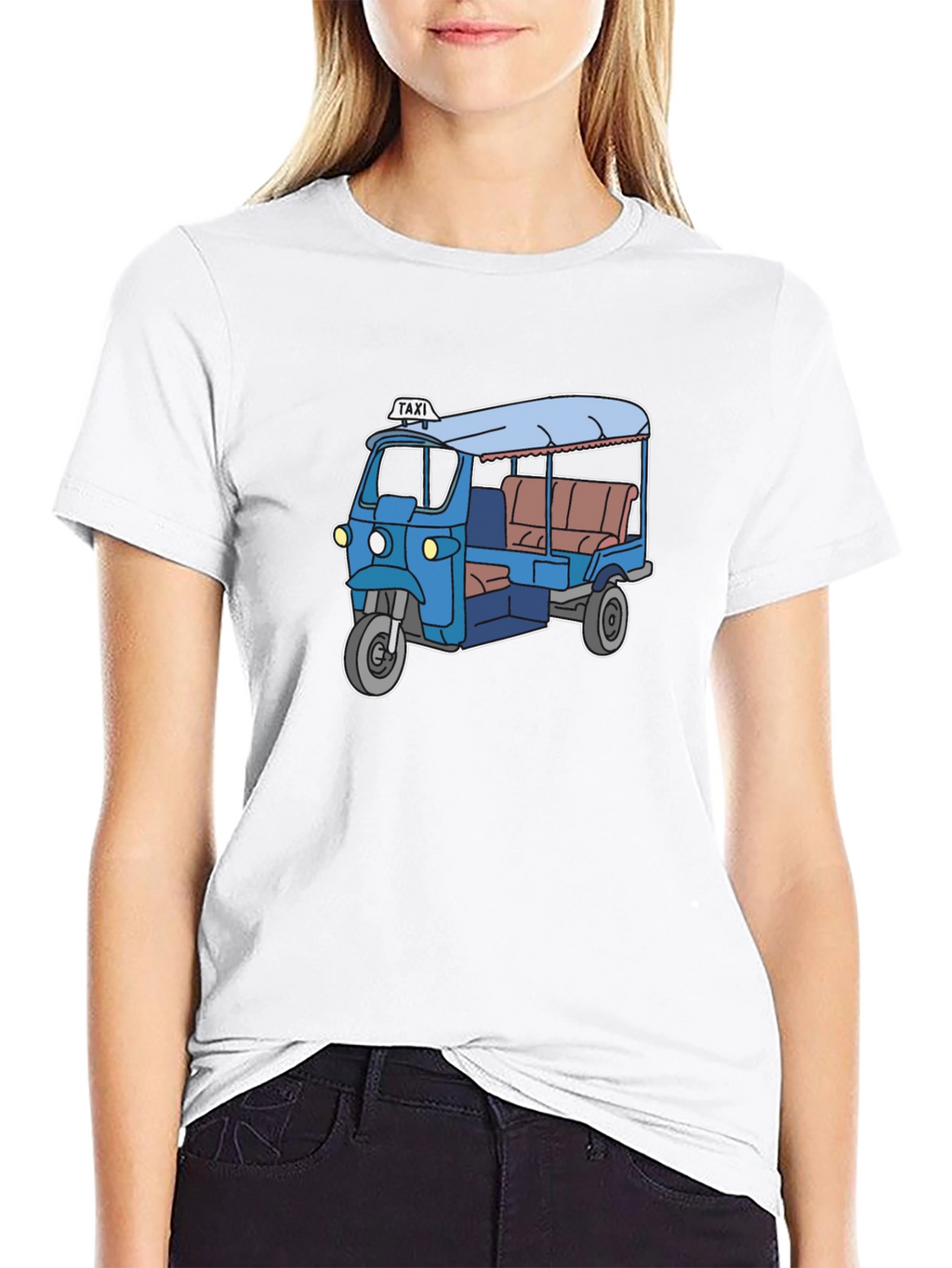 Cool Tuk-Tuk Graphic Tee - Black