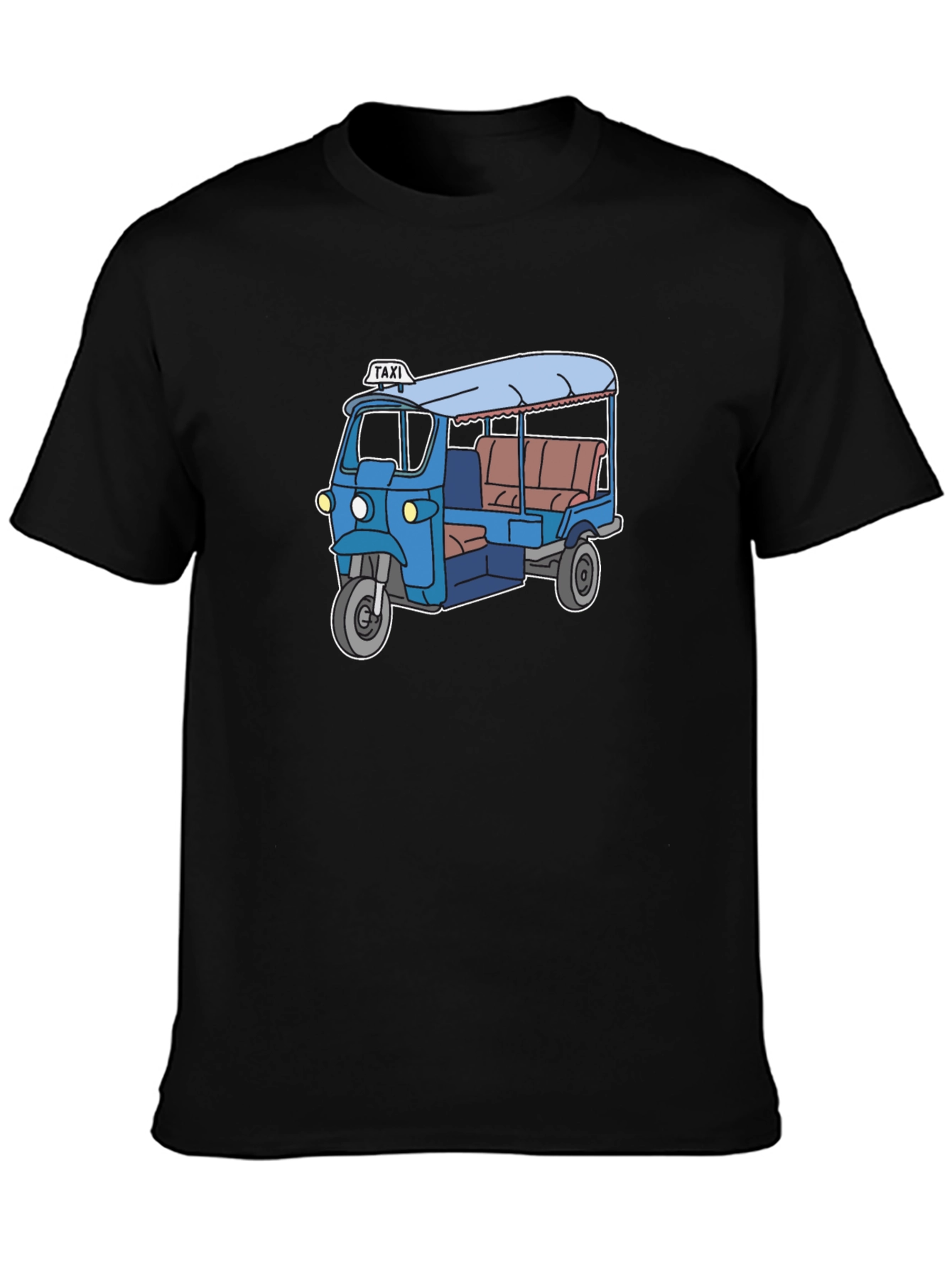 Cool Tuk-Tuk Graphic Tee - Black