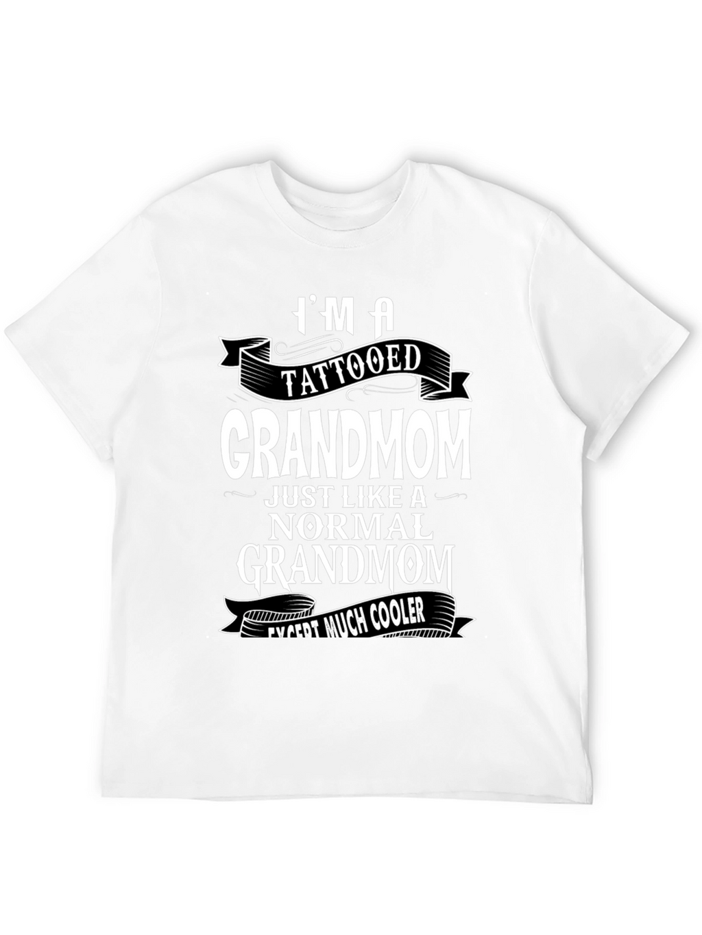 Tattooed Grandmom Cool Graphic Tee