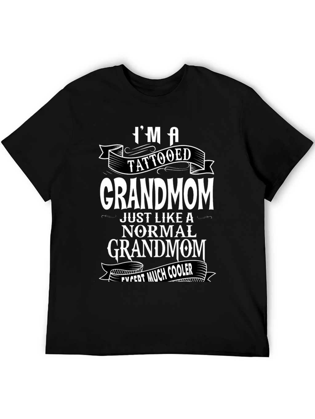 Tattooed Grandmom Cool Graphic Tee