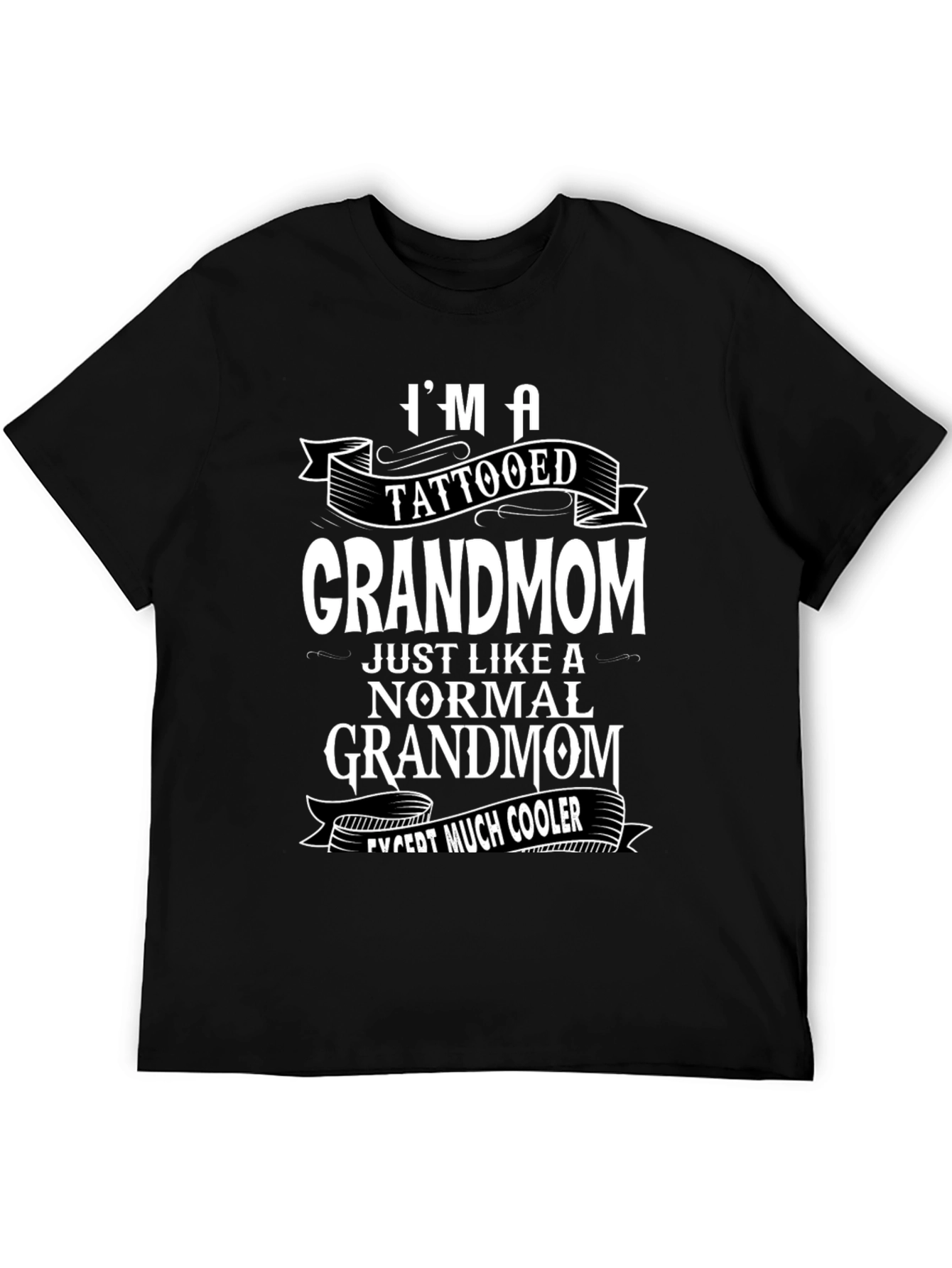 Tattooed Grandmom Cool Graphic Tee