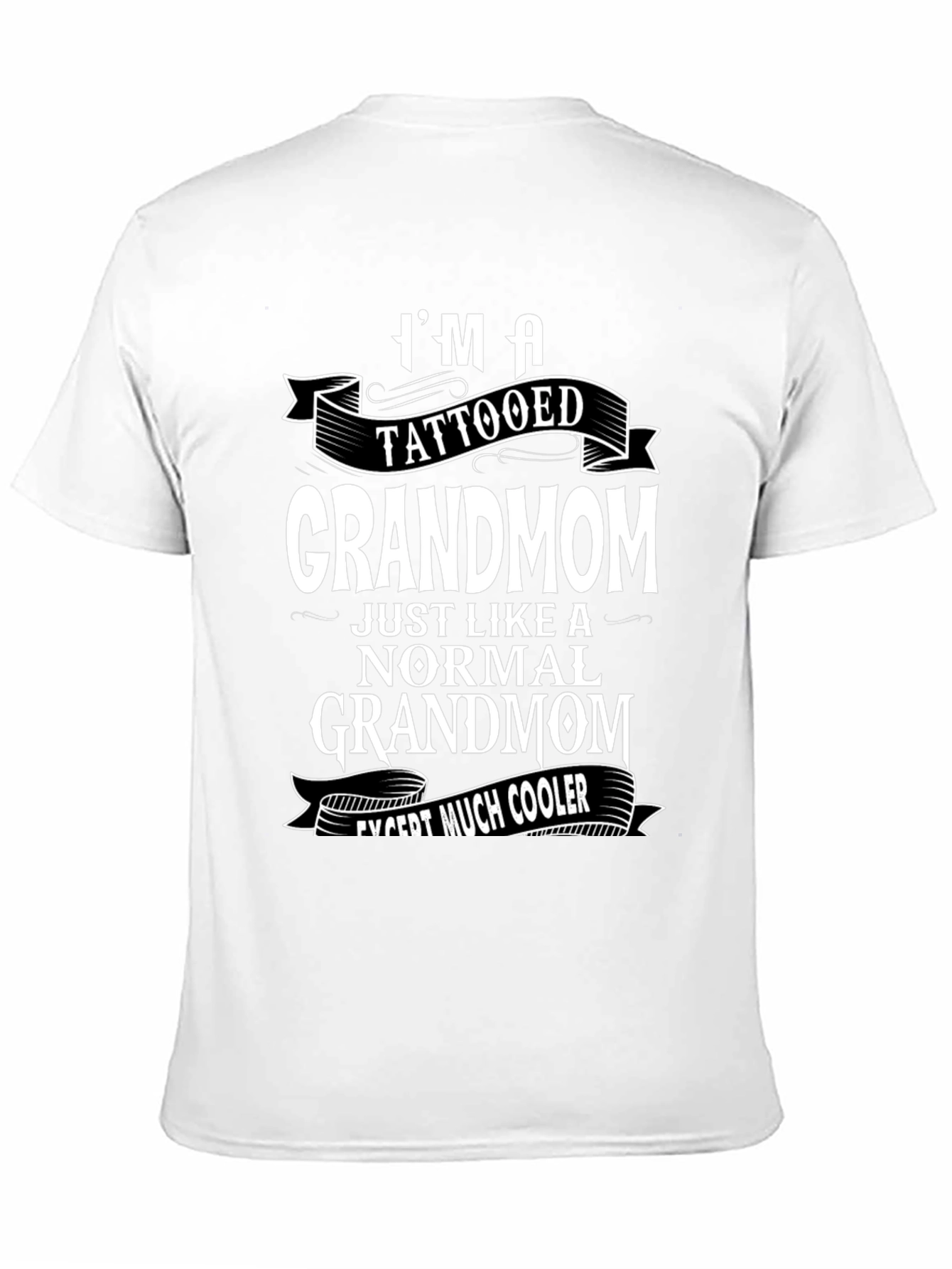 Tattooed Grandmom Cool Graphic Tee