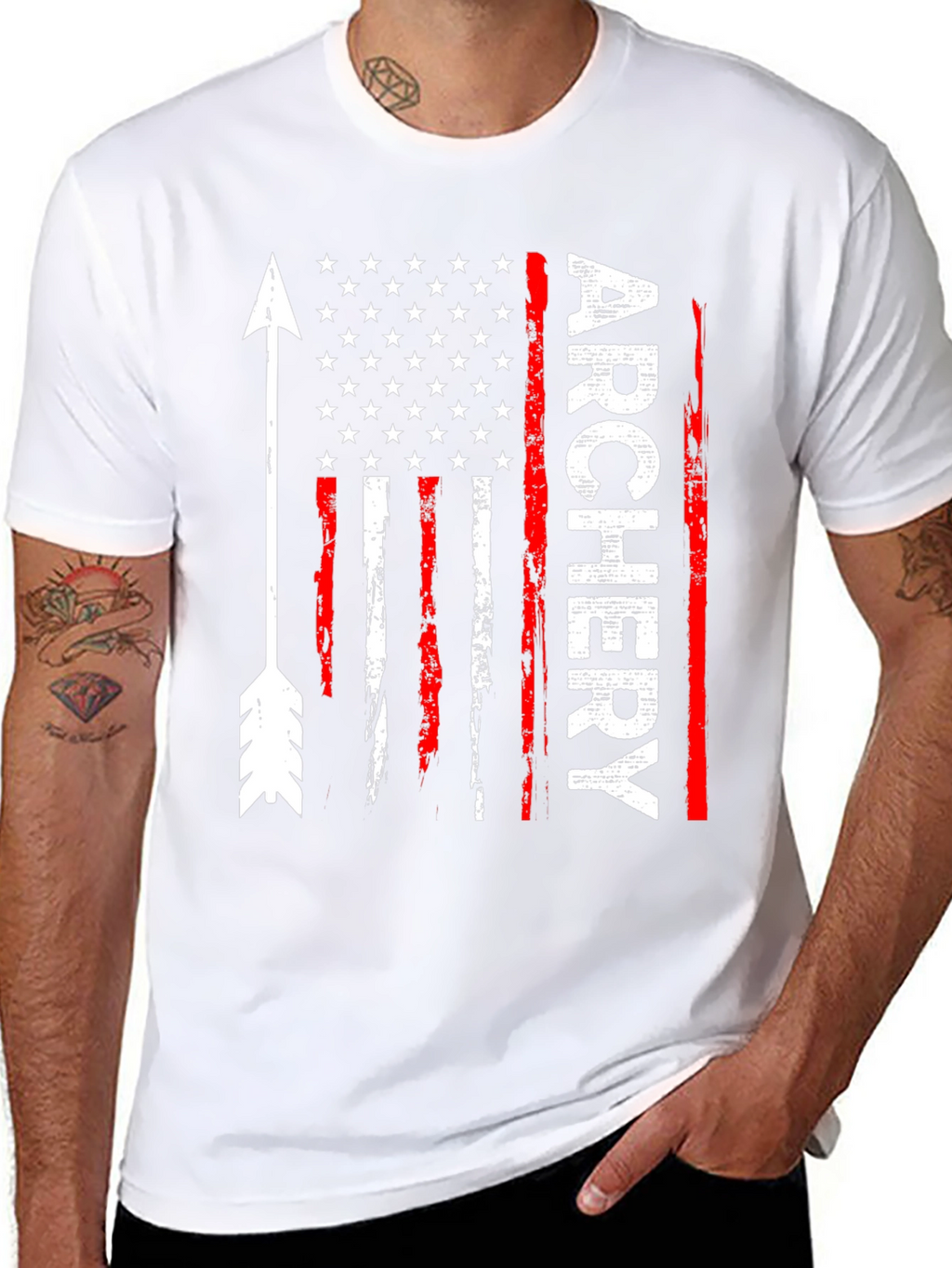 Archery American Flag T-Shirt