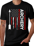 Archery American Flag T-Shirt