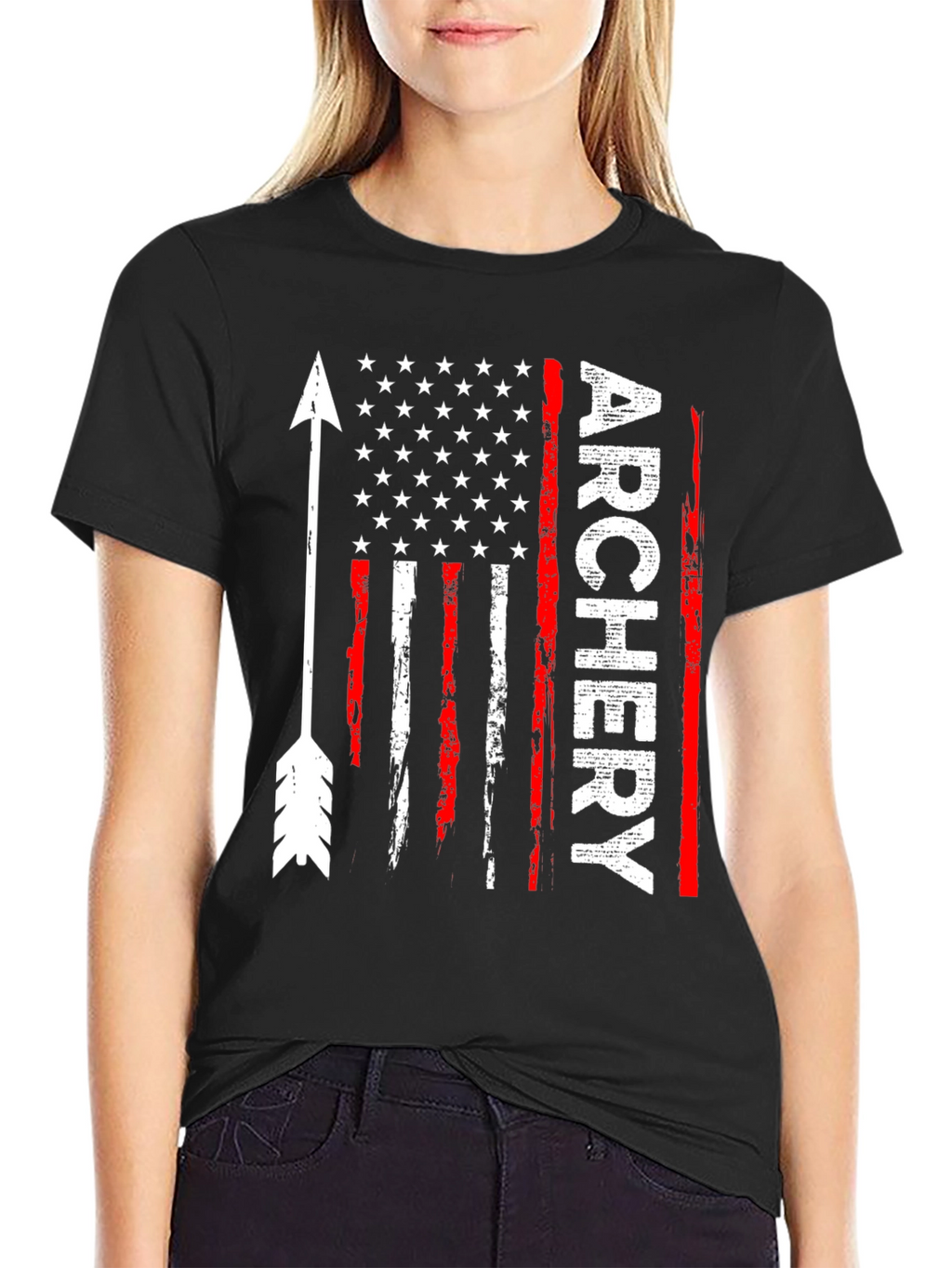 Archery American Flag T-Shirt