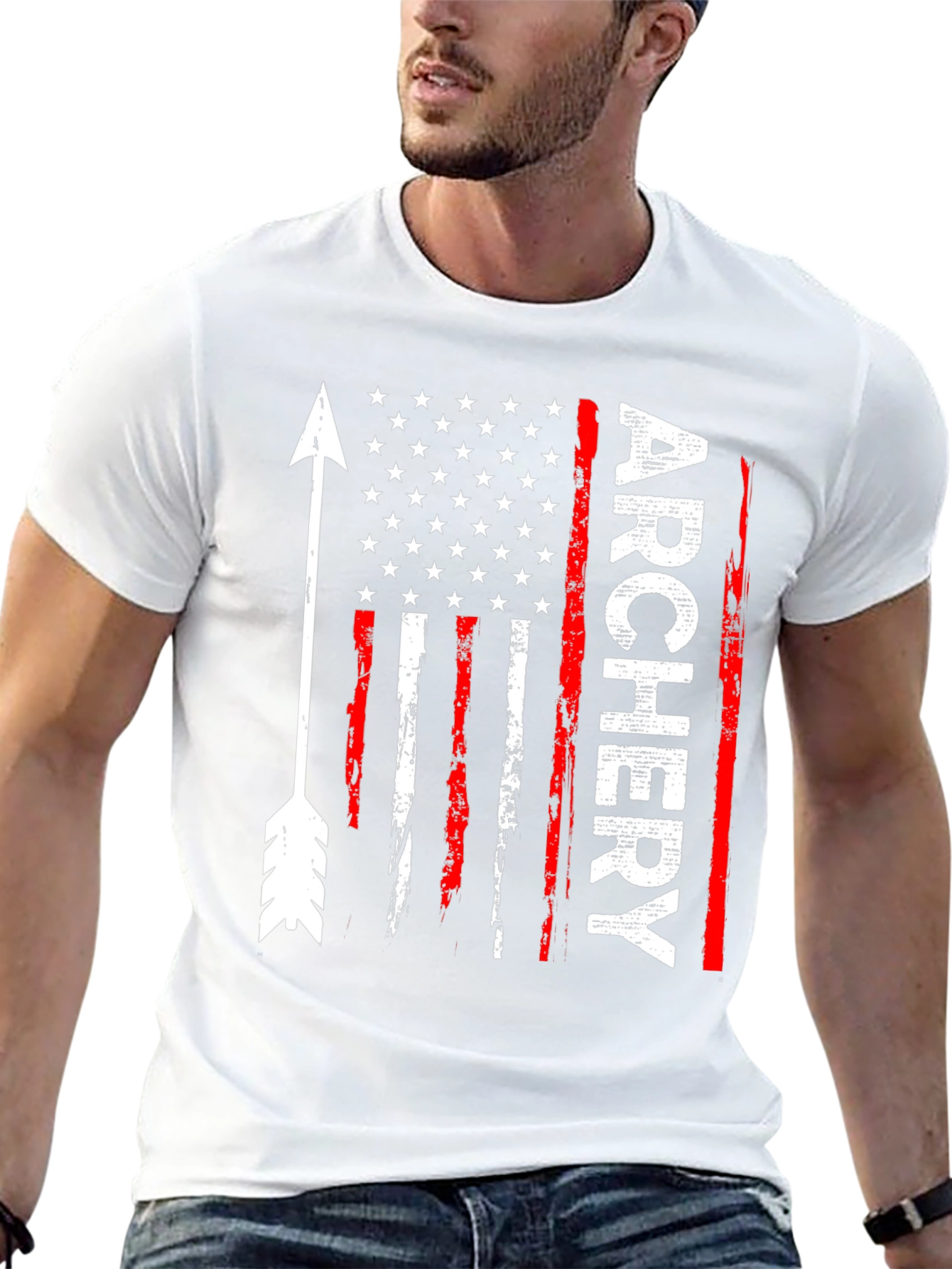 Archery American Flag T-Shirt