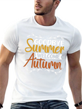 Goodbye Summer Welcome Autumn Graphic Tee