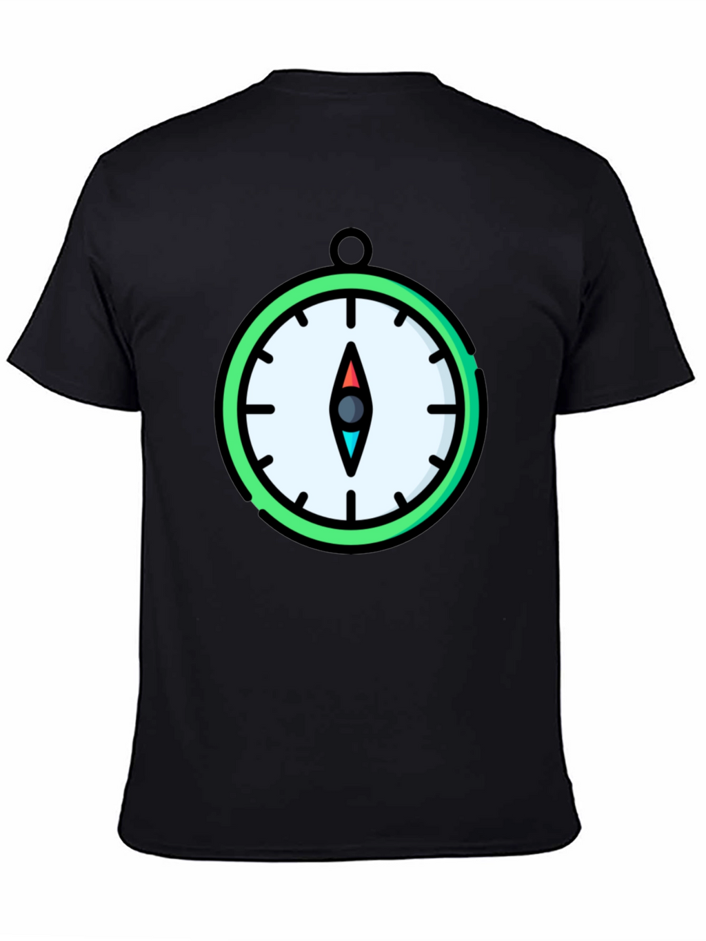 Compass Graphic T-Shirt - Stylish Mens Tee