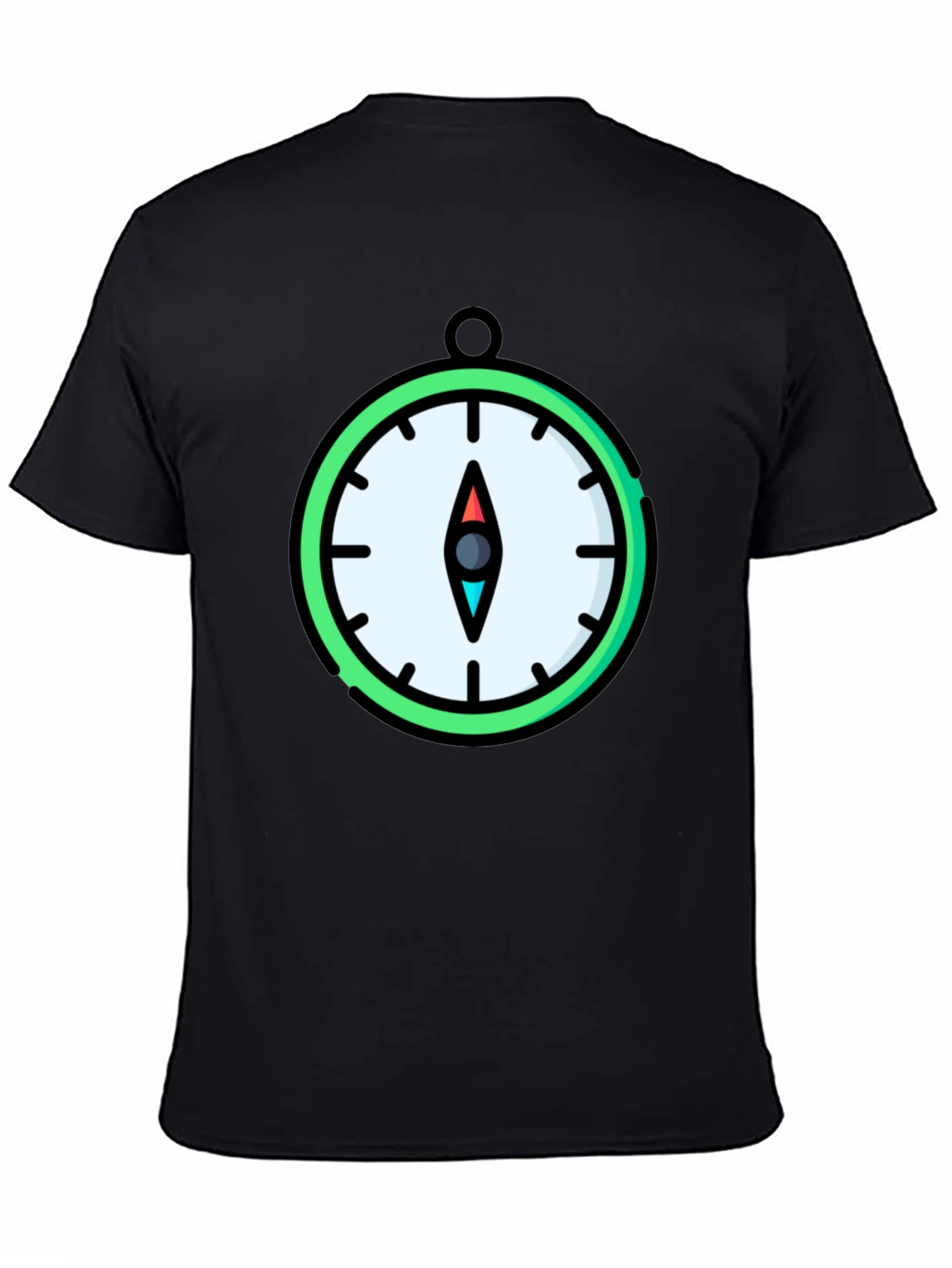 Compass Graphic T-Shirt - Stylish Mens Tee