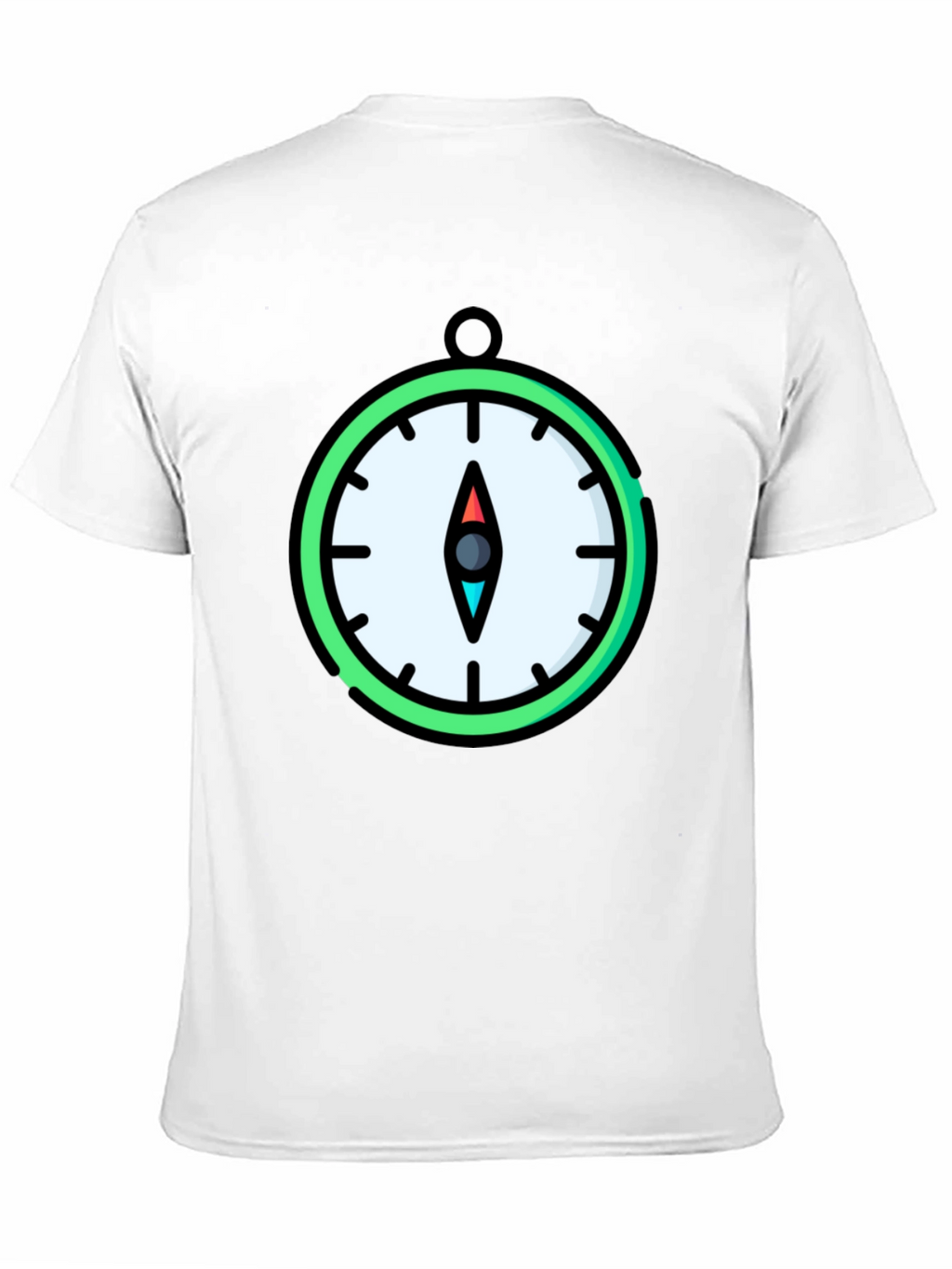 Compass Graphic T-Shirt - Stylish Mens Tee