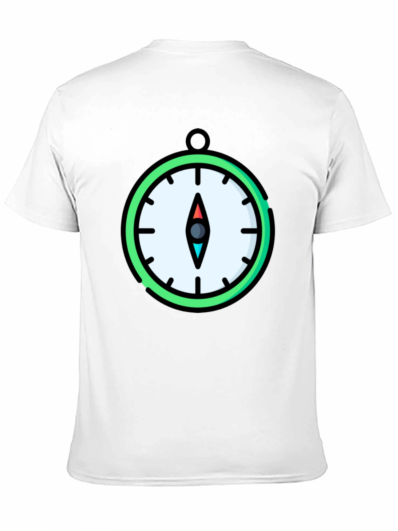 Compass Graphic T-Shirt - Stylish Mens Tee