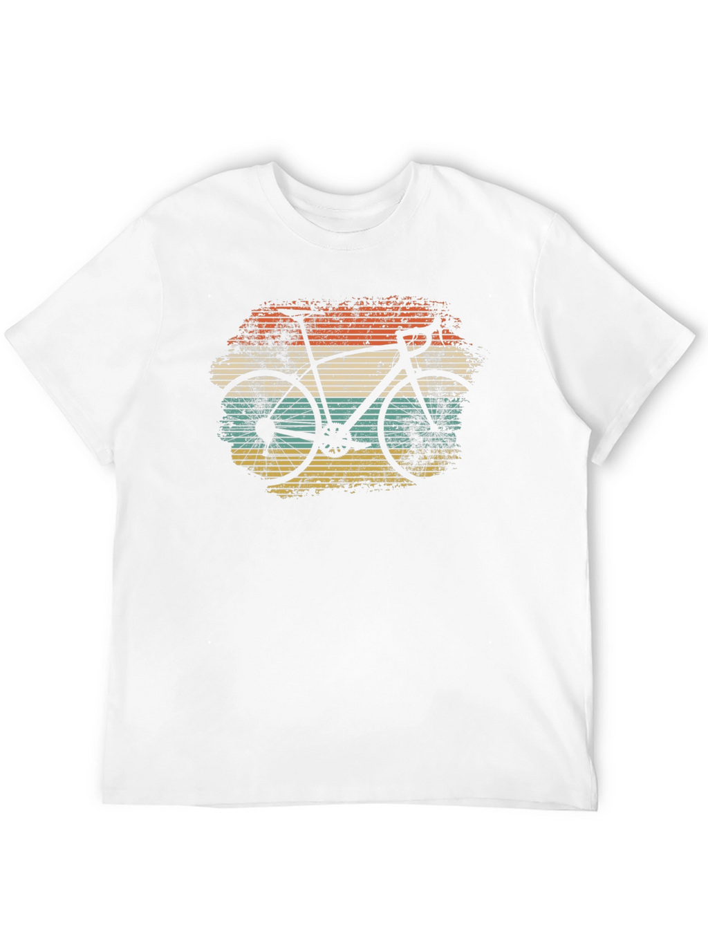 Retro Bicycle Graphic T-Shirt - Black