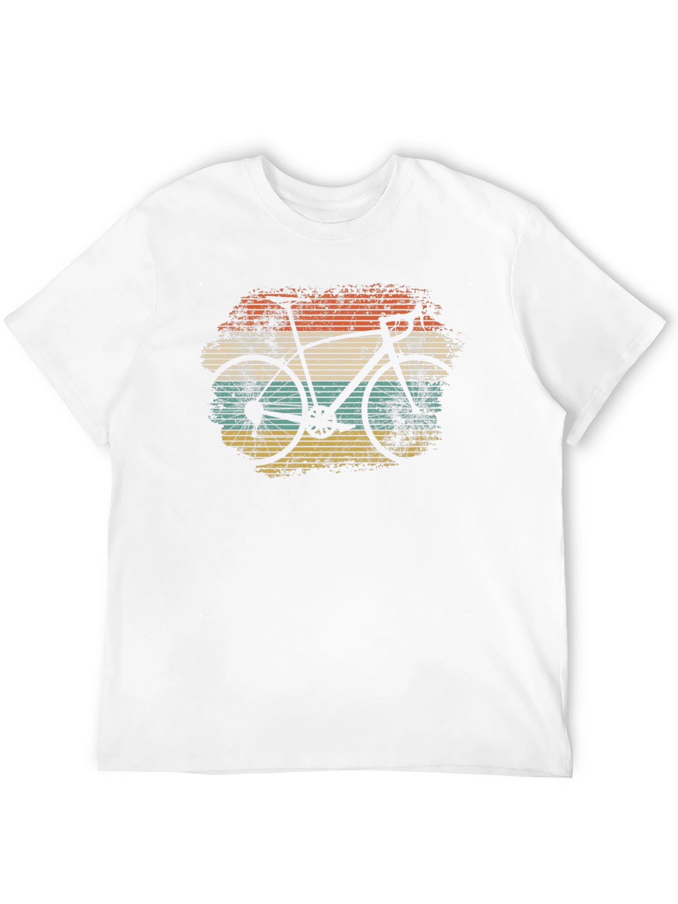 Retro Bicycle Graphic T-Shirt - Black