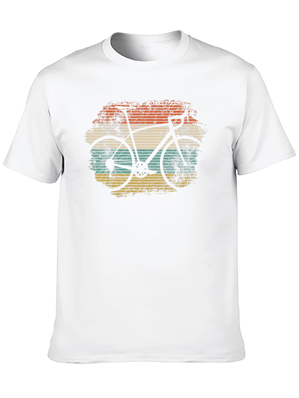 Retro Bicycle Graphic T-Shirt - Black