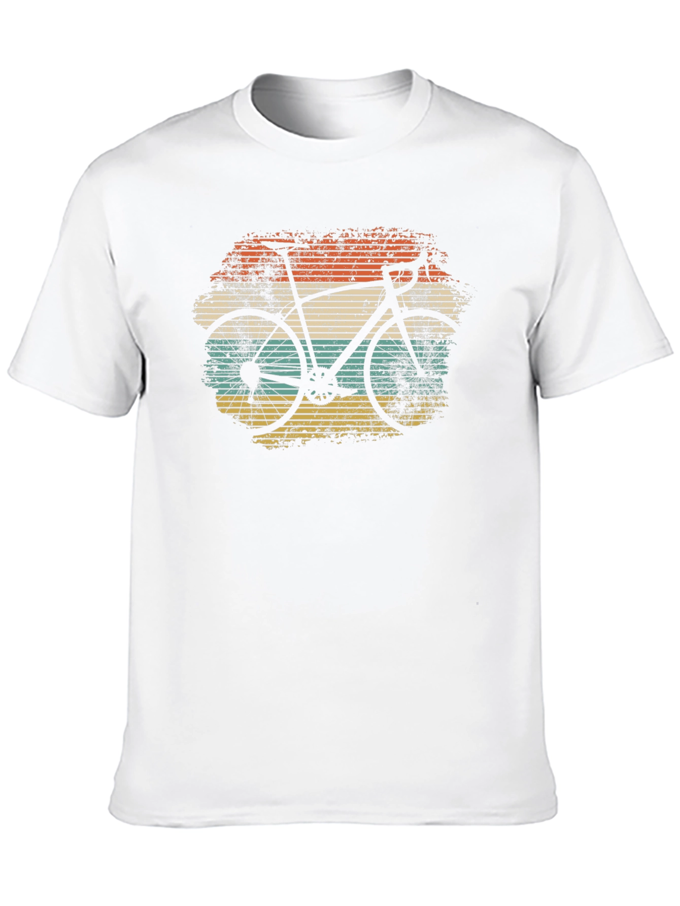 Retro Bicycle Graphic T-Shirt - Black