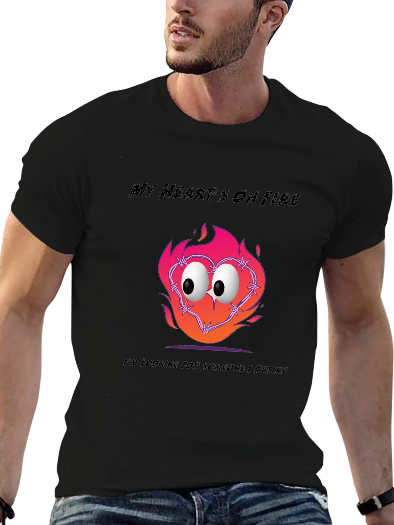 My Hearts on Fire Graphic Tee