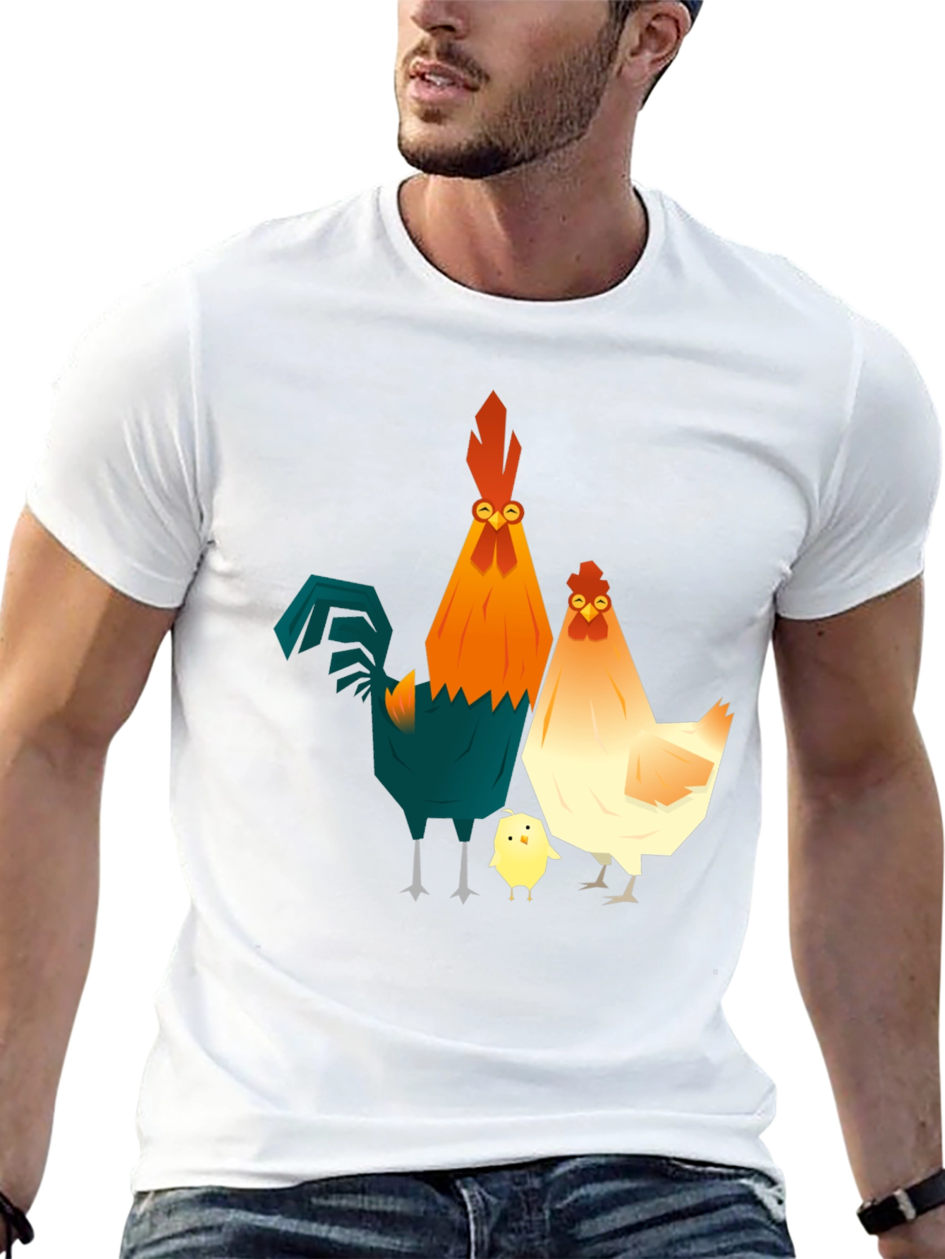 Funky Chicken Family Graphic Tee