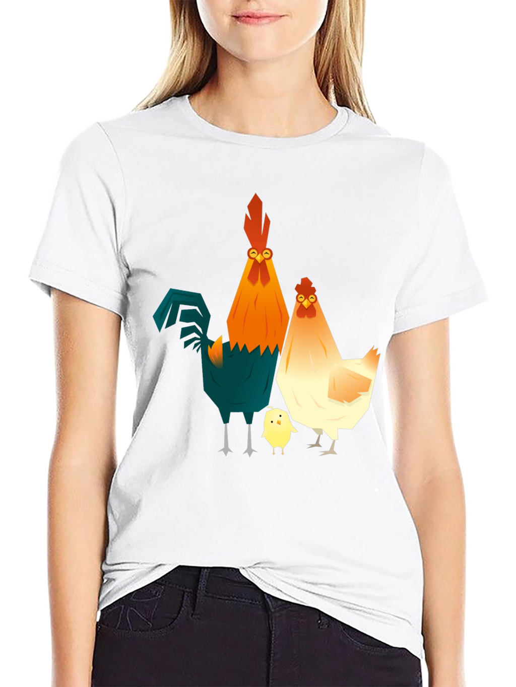 Funky Chicken Family Graphic Tee