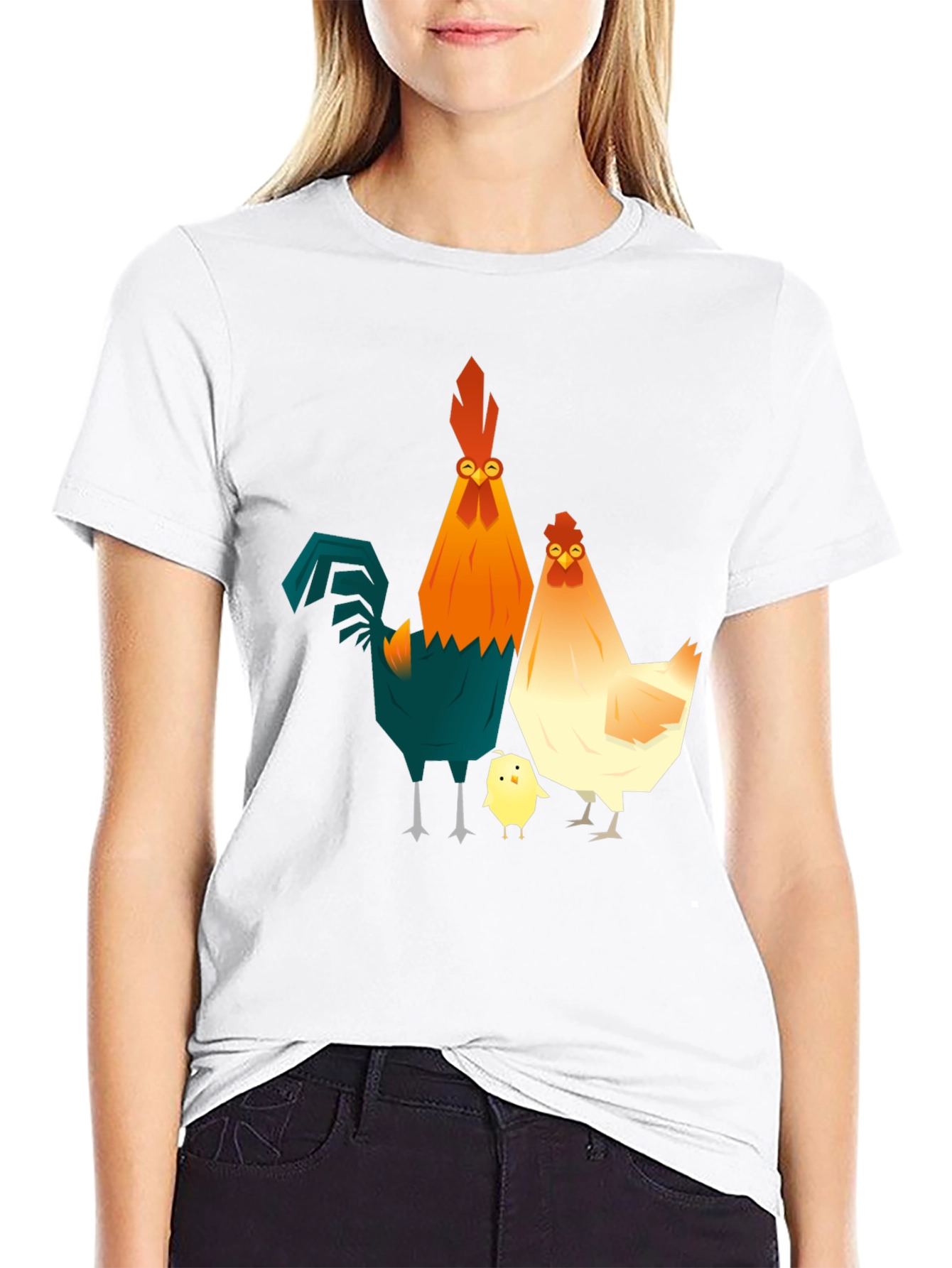 Funky Chicken Family Graphic Tee