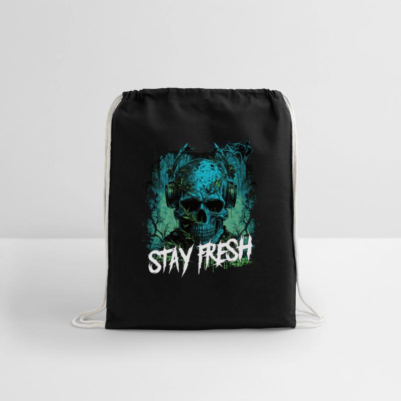Zombie skull Disc Jockey