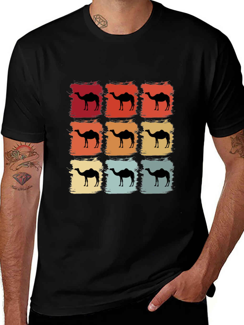 Retro Camel T-Shirt