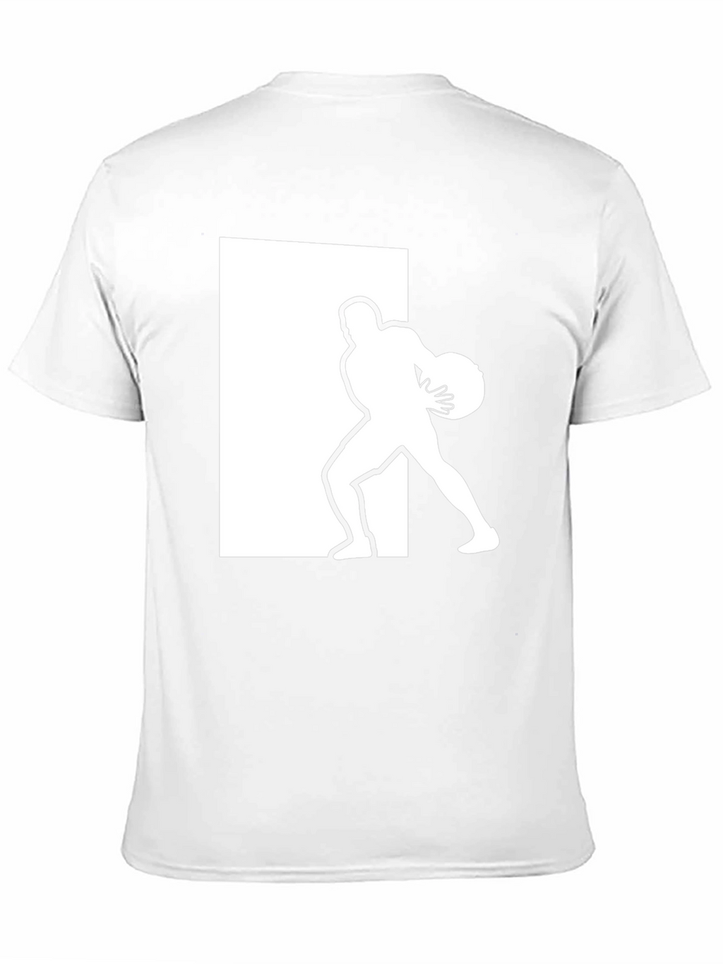 Athlete Graphic Tee - Black Cotton Blend
