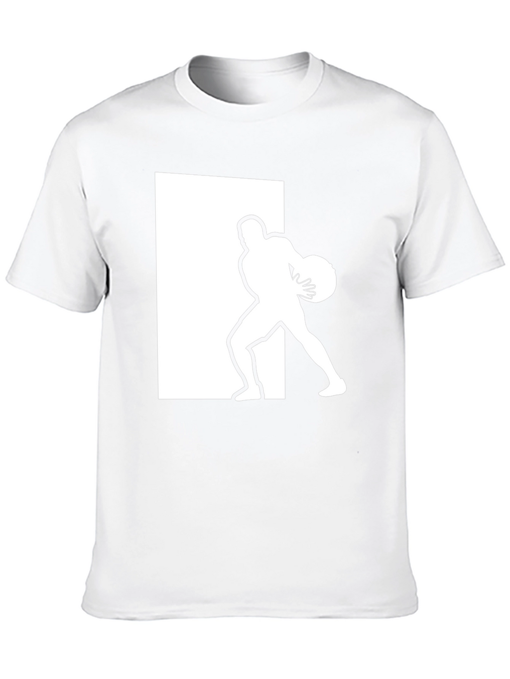 Athlete Graphic Tee - Black Cotton Blend