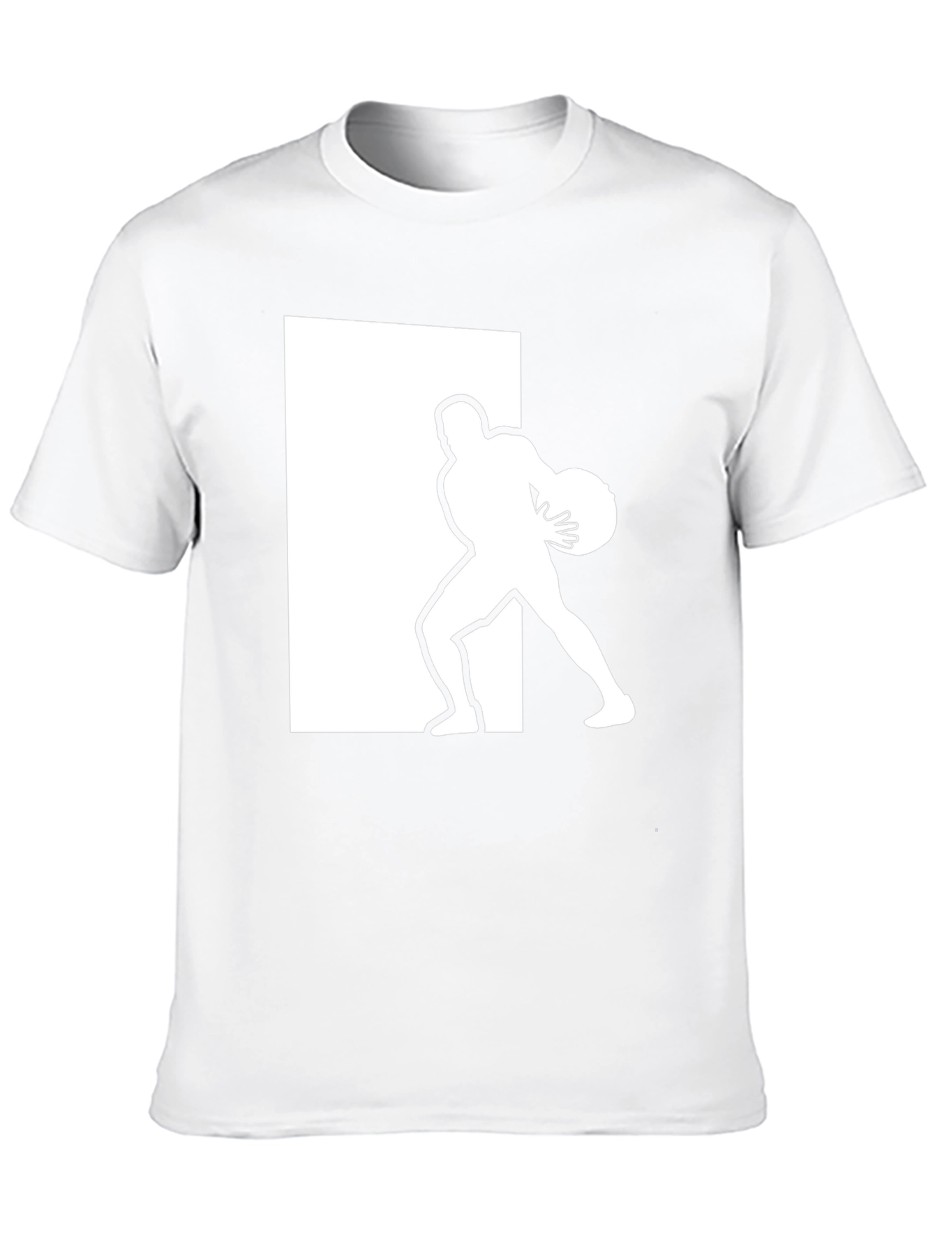 Athlete Graphic Tee - Black Cotton Blend