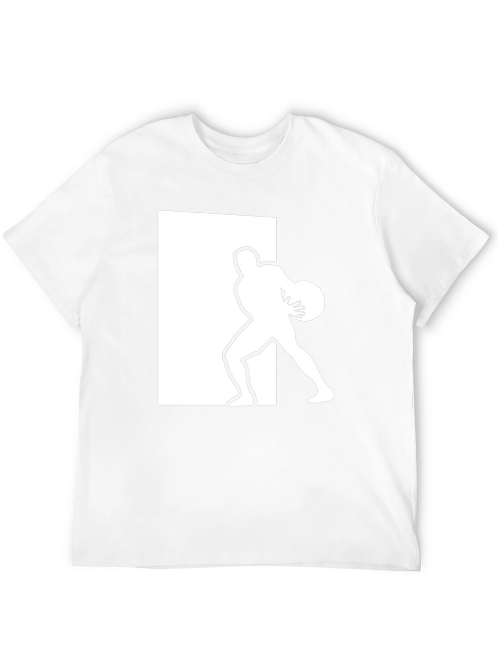 Athlete Graphic Tee - Black Cotton Blend