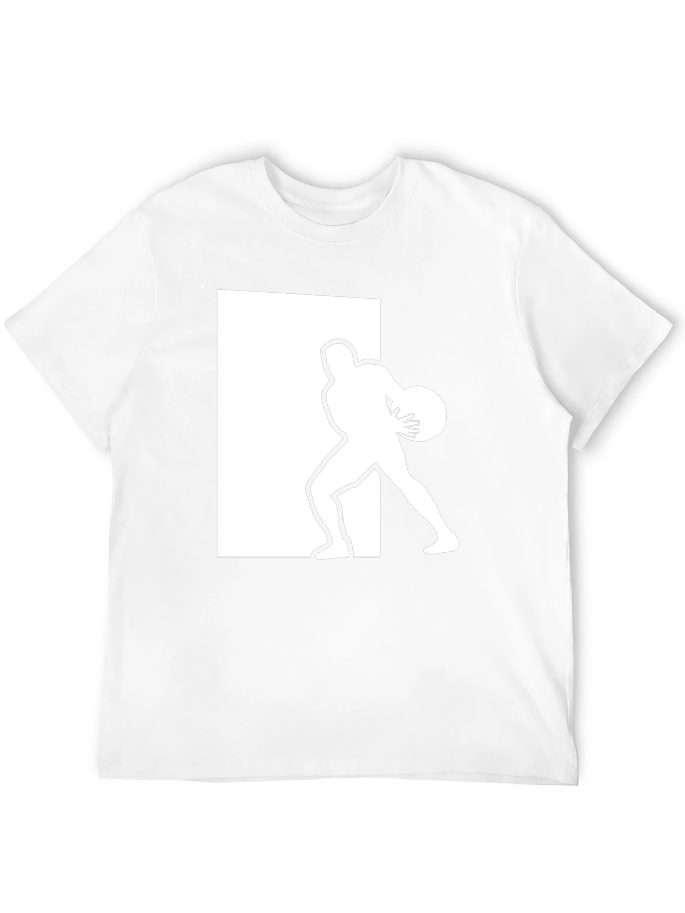 Athlete Graphic Tee - Black Cotton Blend