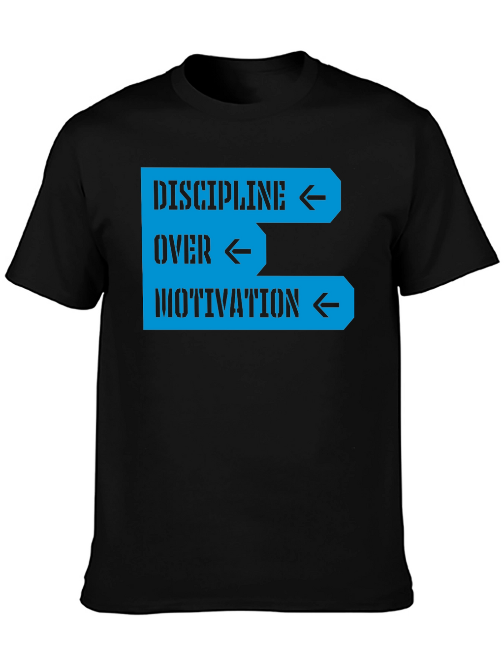 Discipline Over Motivation Graphic Tee