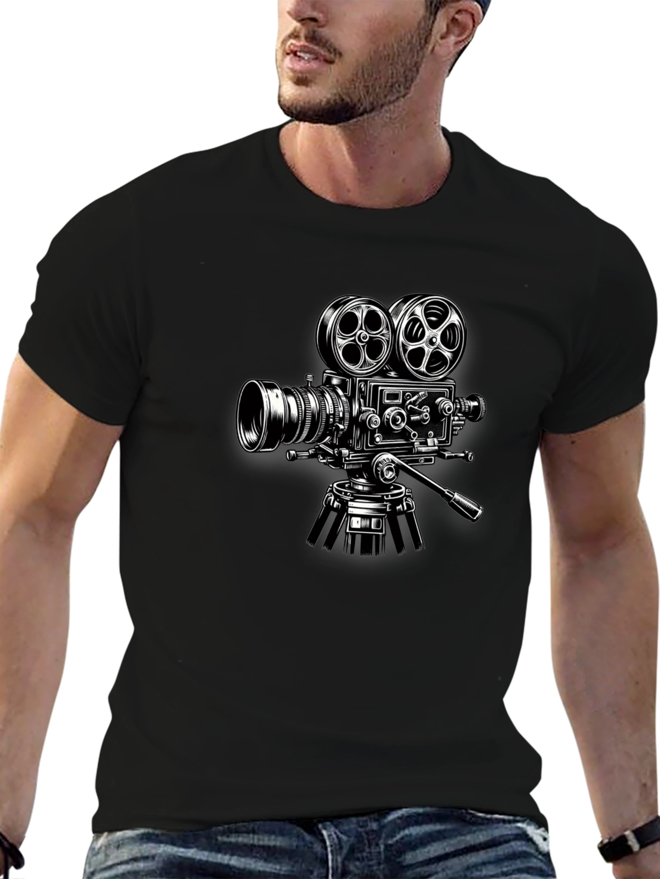 Retro Film Camera Graphic T-Shirt