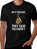 Motivational Boxing Gloves Graphic T-Shirt