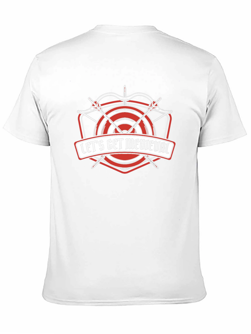 Lets Get Medieval T-Shirt - Archery Target Design