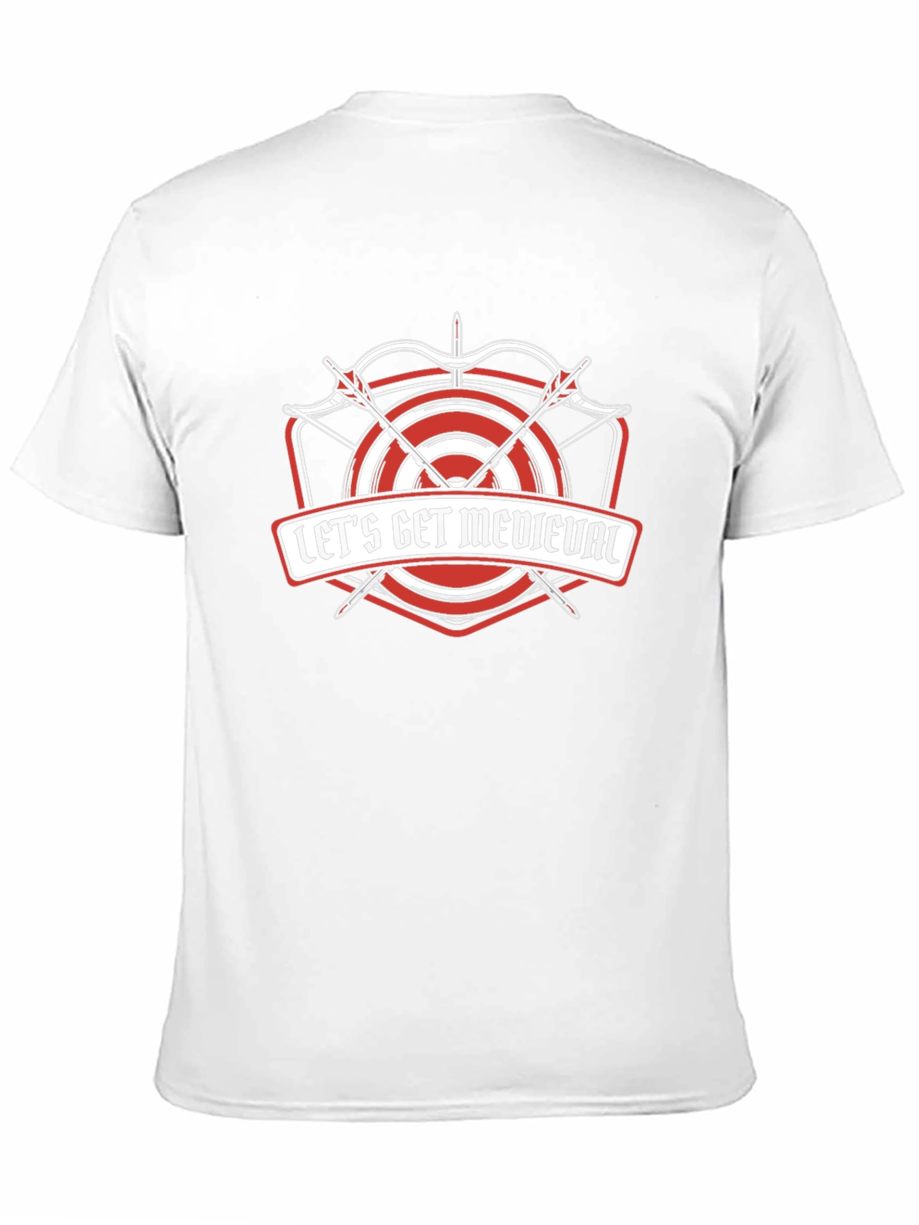 Lets Get Medieval T-Shirt - Archery Target Design